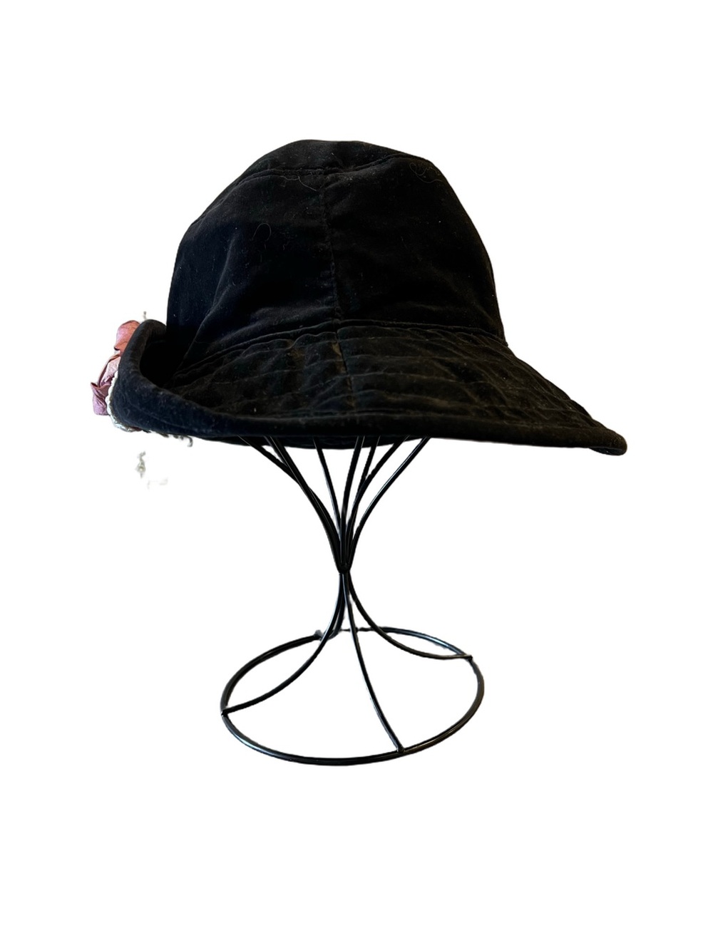 Vintage 90s Velvet Hat - Picture 3 of 7